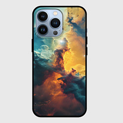 Чехол для iPhone 13 Pro Космос туманность, цвет: 3D-черный