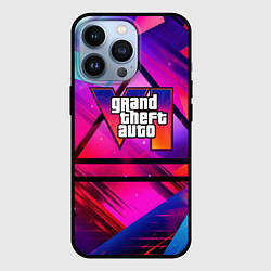 Чехол для iPhone 13 Pro GTA 6 logo абстракция, цвет: 3D-черный