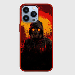 Чехол для iPhone 13 Pro Stalker 2 fire ghost, цвет: 3D-красный