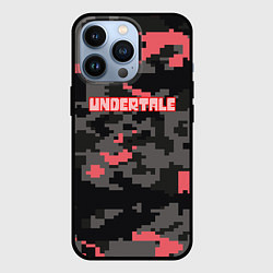 Чехол iPhone 13 Pro Undertale текстура гейм