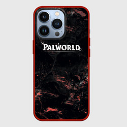 Чехол iPhone 13 Pro Palworld dark logo