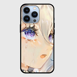 Чехол для iPhone 13 Pro Genshin Impact Furina cry tears, цвет: 3D-черный