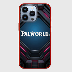 Чехол iPhone 13 Pro Palworld логотип космический стиль