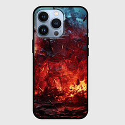 Чехол для iPhone 13 Pro Абстрактный взрыв, цвет: 3D-черный
