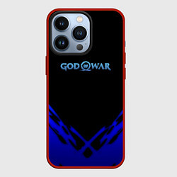 Чехол для iPhone 13 Pro God of War geometry steel, цвет: 3D-красный