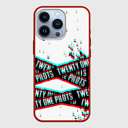 Чехол iPhone 13 Pro Twenty one pilots glitch music