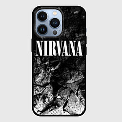 Чехол для iPhone 13 Pro Nirvana black graphite, цвет: 3D-черный