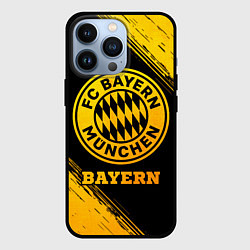 Чехол для iPhone 13 Pro Bayern - gold gradient, цвет: 3D-черный