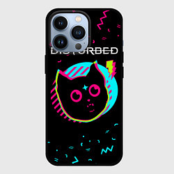 Чехол для iPhone 13 Pro Disturbed - rock star cat, цвет: 3D-черный