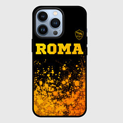 Чехол для iPhone 13 Pro Roma - gold gradient посередине, цвет: 3D-черный