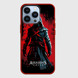Чехол для iPhone 13 Pro Assassins creed выход из темноты, цвет: 3D-красный
