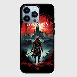 Чехол для iPhone 13 Pro Assassins creed город на горизонте, цвет: 3D-черный