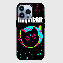 Чехол для iPhone 13 Pro Limp Bizkit - rock star cat, цвет: 3D-черный