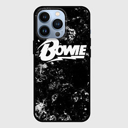 Чехол для iPhone 13 Pro David Bowie black ice, цвет: 3D-черный