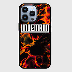 Чехол для iPhone 13 Pro Lindemann red lava, цвет: 3D-черный