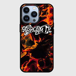 Чехол iPhone 13 Pro Aerosmith red lava