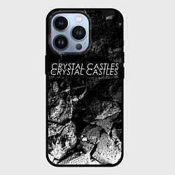 Чехол iPhone 13 Pro Crystal Castles black graphite