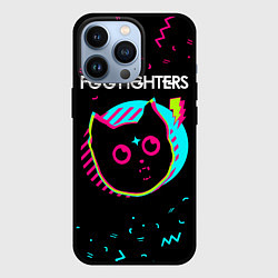 Чехол для iPhone 13 Pro Foo Fighters - rock star cat, цвет: 3D-черный