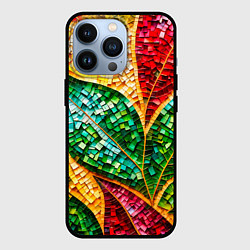 Чехол iPhone 13 Pro Яркая мозаика с разноцветным абстрактным узором и