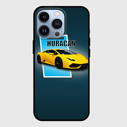 Чехол для iPhone 13 Pro Спортивная итальянская машина Lamborghini Huracan, цвет: 3D-черный