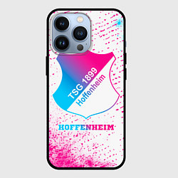 Чехол для iPhone 13 Pro Hoffenheim neon gradient style, цвет: 3D-черный