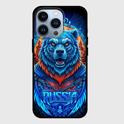 Чехол для iPhone 13 Pro Ледяной белый русский медведь, цвет: 3D-черный