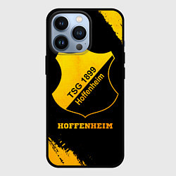 Чехол для iPhone 13 Pro Hoffenheim - gold gradient, цвет: 3D-черный