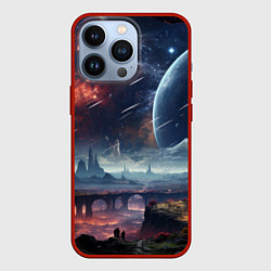 Чехол iPhone 13 Pro Фантастическая планета внутри космоса