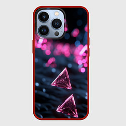 Чехол для iPhone 13 Pro Абстрактный космос фантастика, цвет: 3D-красный