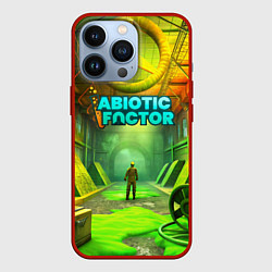 Чехол для iPhone 13 Pro Abiotic Factor атомный завод, цвет: 3D-красный