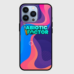 Чехол для iPhone 13 Pro Abiotic Factor яркие полосы, цвет: 3D-черный