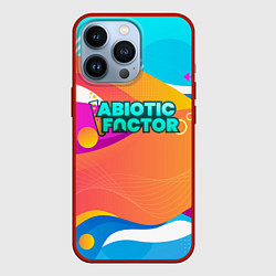 Чехол для iPhone 13 Pro Abiotic Factor цветное безумие, цвет: 3D-красный