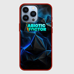 Чехол для iPhone 13 Pro Abiotic Factor логотип холодный фон, цвет: 3D-красный