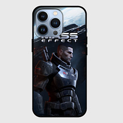 Чехол для iPhone 13 Pro Mass Effect game, цвет: 3D-черный