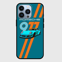 Чехол iPhone 13 Pro Porsche немецкий спорткар