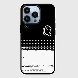 Чехол для iPhone 13 Pro Among us геометрия, цвет: 3D-черный