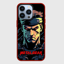 Чехол для iPhone 13 Pro Веном Снейк Metal gear game, цвет: 3D-красный