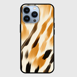 Чехол для iPhone 13 Pro Акварельные полосы, цвет: 3D-черный
