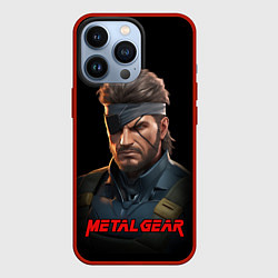 Чехол для iPhone 13 Pro Веном Снейк из игры Metal gear, цвет: 3D-красный