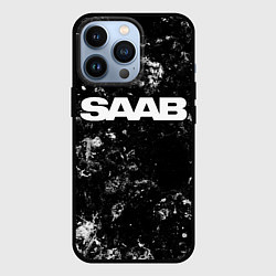 Чехол для iPhone 13 Pro Saab black ice, цвет: 3D-черный