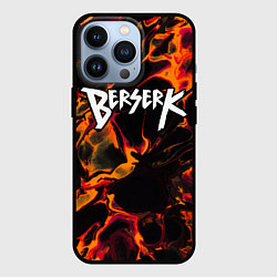 Чехол для iPhone 13 Pro Berserk red lava, цвет: 3D-черный