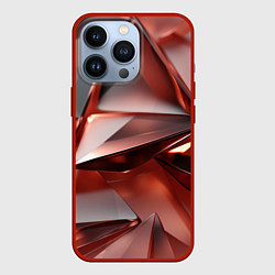 Чехол iPhone 13 Pro Рубиновые пирамидки
