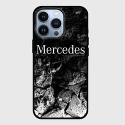 Чехол iPhone 13 Pro Mercedes black graphite