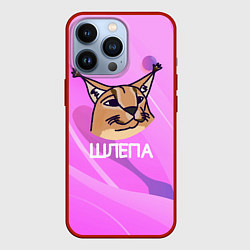 Чехол для iPhone 13 Pro Нарисованный Шлепа, цвет: 3D-красный