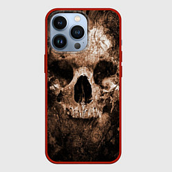 Чехол iPhone 13 Pro Wood skull