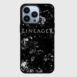 Чехол для iPhone 13 Pro Lineage 2 black ice, цвет: 3D-черный