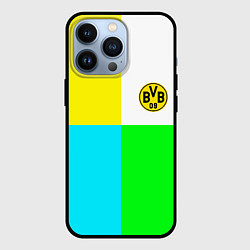 Чехол для iPhone 13 Pro Borussia color cport, цвет: 3D-черный