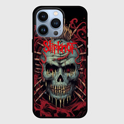 Чехол iPhone 13 Pro Slipknot череп зомби