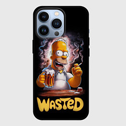 Чехол для iPhone 13 Pro Homer - wasted, цвет: 3D-черный