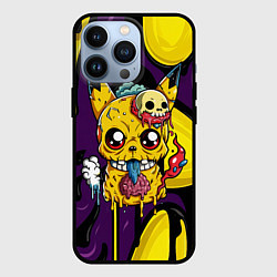 Чехол для iPhone 13 Pro Зомби Пикачу и желтые пятна, цвет: 3D-черный